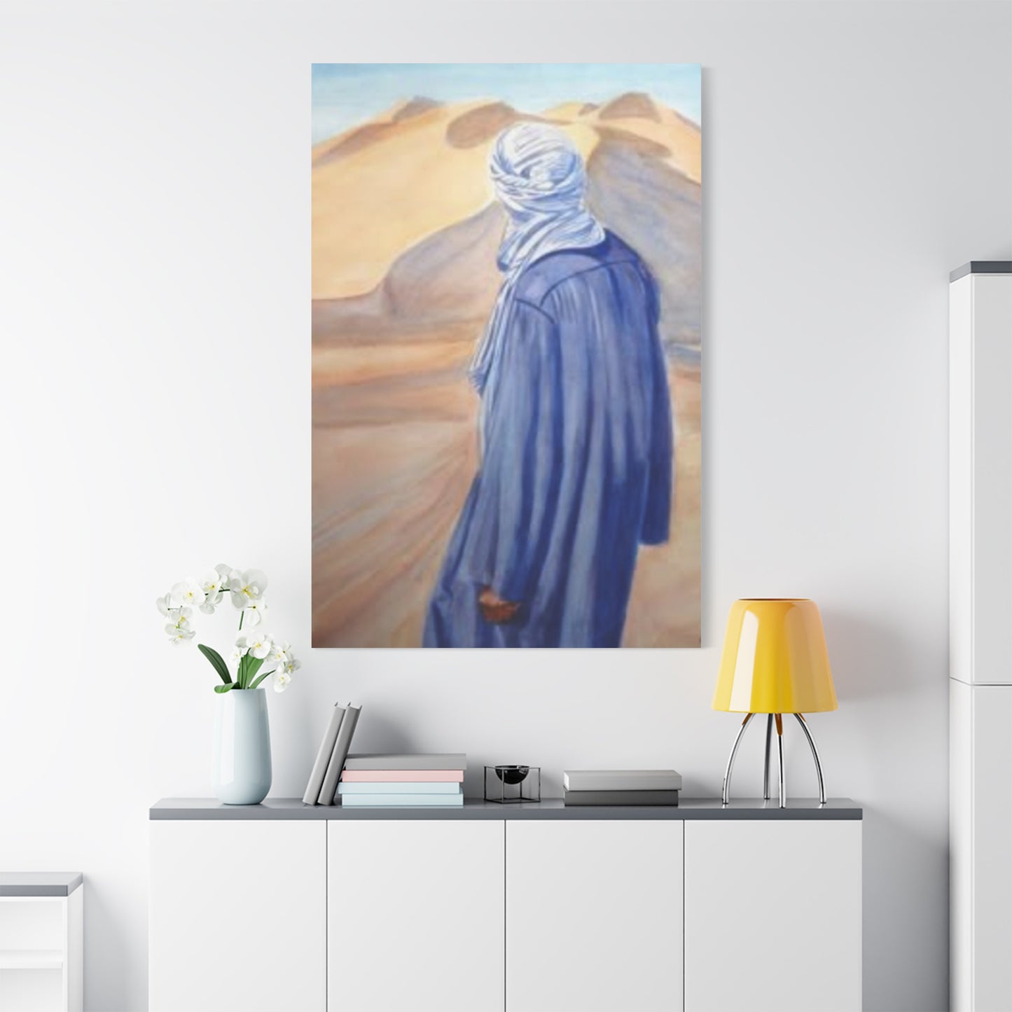 toile représentant une scène de désert, décoration murale pour la maison, style bohème, cadeau pour les amoureux de la nature, œuvre d'art inspirante, décoration d'intérieur unique