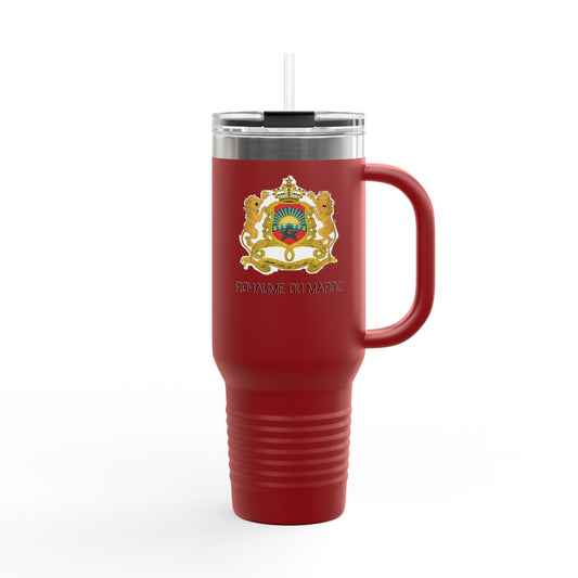 Gourde de voyage isotherme élégant pour les passionnés de voyages - Cadeau idéal, écologique, hydratation, boissons chaudes et froides
